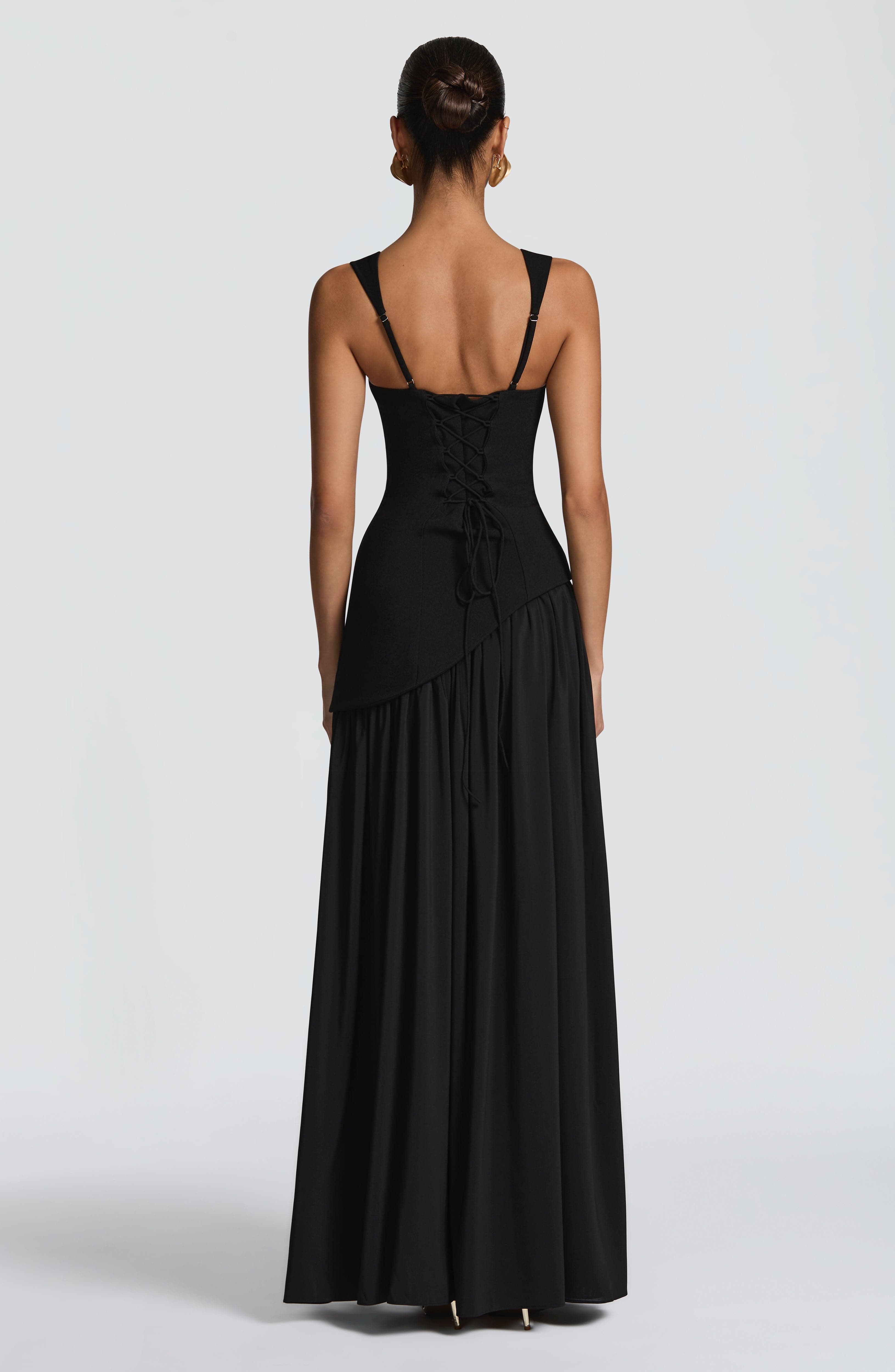 Tullulah Maxi Dress - Black Dress Babyboo Fashion Premium Exclusive Design